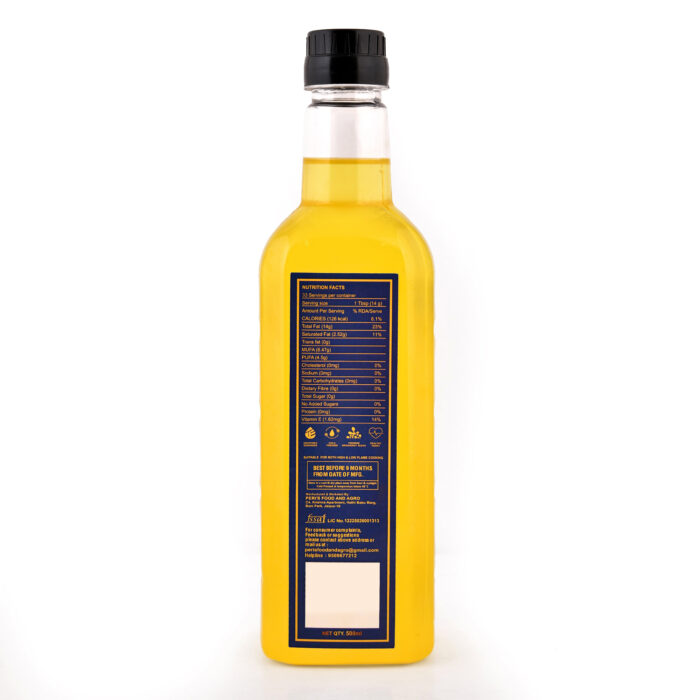 Groundnut Oil 500ml Back