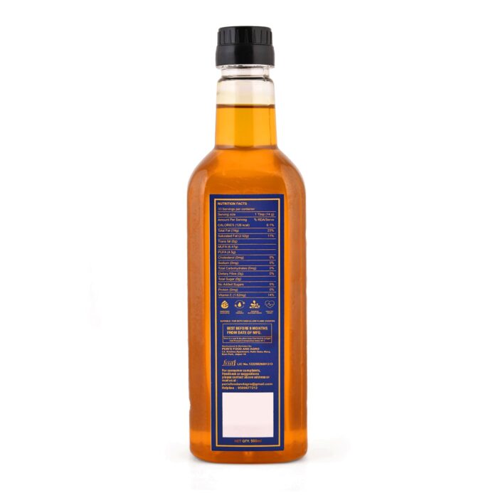 black mustard 500 ml back