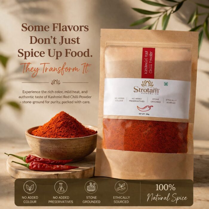 Kashmiri Red Chilli Powder Creative